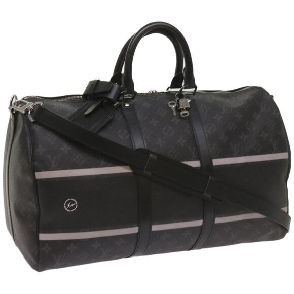 LOUIS VUITTON Eclipse Fragment Keepall Bandouliere 45 Bag M43278 - Picture 1 of 16
